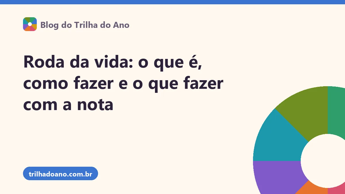 Roda da vida: o que é, como fazer e o que fazer com a nota